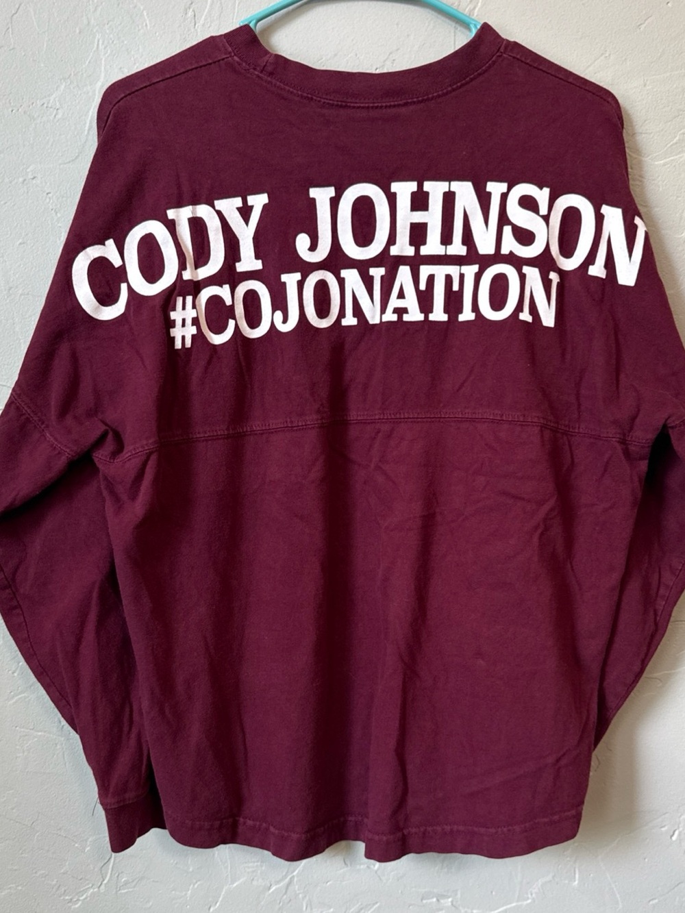 Cody Johnson CoJo Sweatshirt Maroon Size XS Women's Cowboy Country Music Concert